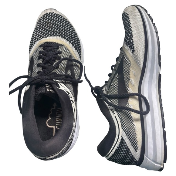 Brooks Revel Running Shoes Black Gray Mens size 8.5 running athletic mens shoes - Picture 12 of 15